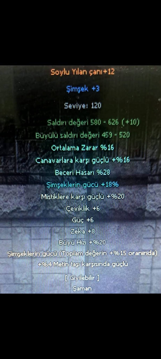 METİN 2 ELİT HESAP